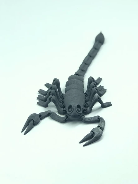 3D Hareketli Akrep Figürlü Oyuncak - Gri ürün görseli 1