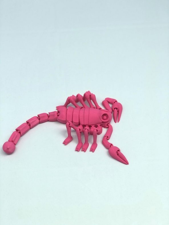 3D Hareketli Akrep Figürlü Oyuncak - Pembe - Resim 3