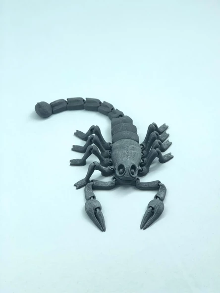 3D Hareketli Akrep Figürlü Oyuncak - Gri - Resim 4