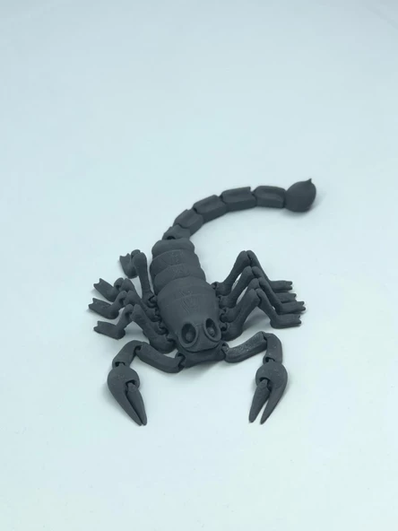 3D Hareketli Akrep Figürlü Oyuncak - Gri - Resim 5