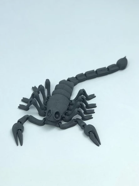 3D Hareketli Akrep Figürlü Oyuncak - Gri - Resim 6
