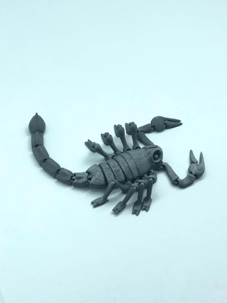 3D Hareketli Akrep Figürlü Oyuncak - Gri - Resim 3