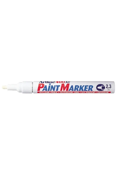 Artline 400XF 2.3mm Paint Marker Çok Amaçlı Boyama Markörü Beyaz
