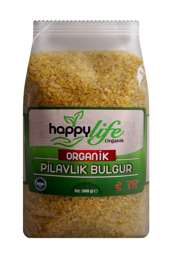 Happylife Organik Pilavlık Bulgur 1000gr