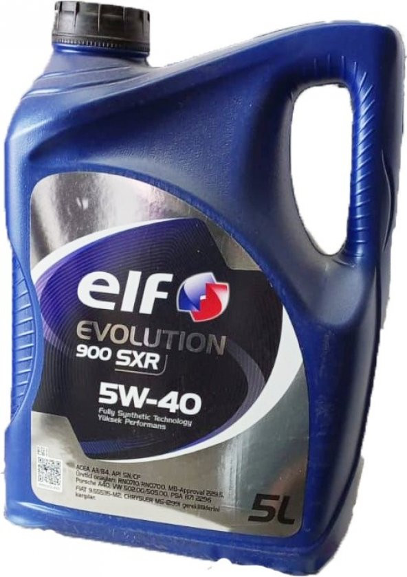 Elf Evolution 900 Sxr 5W40 5 Lt Motor Yağı ( Üretim Yılı: 2024 )