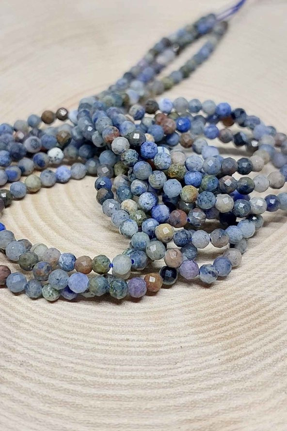 Sodalit Taşı Dizi 3mm - Resim 2