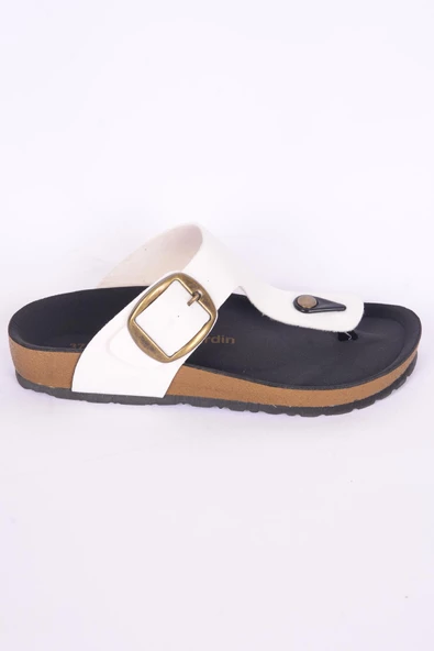 Pierre Cardin 6960 Kadın Beyaz Parmak Arası Terlik