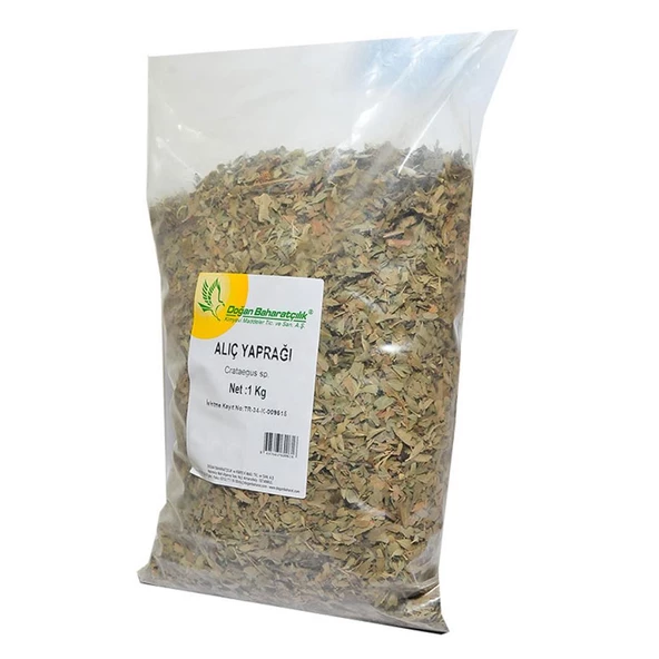 Doğan Baharatçılık Alıç Yaprağı 1Kg Kiloluk Paket