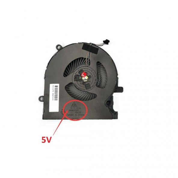 Hp Omen 15-ek, 15-en Serisi Notebook CPU Fan / Ver.1 (Sağ Fan - 5V) - FAN710
