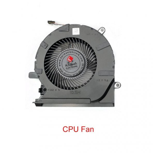 Hp Omen 15-ek, 15-en Serisi Notebook CPU Fan / Ver.1 (Sağ Fan - 5V) - FAN710 - 3