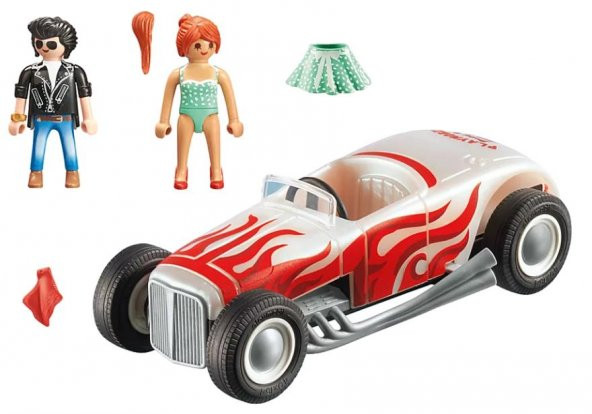 Playmobil 71078 Starter Pack Hot Rod - Resim 2