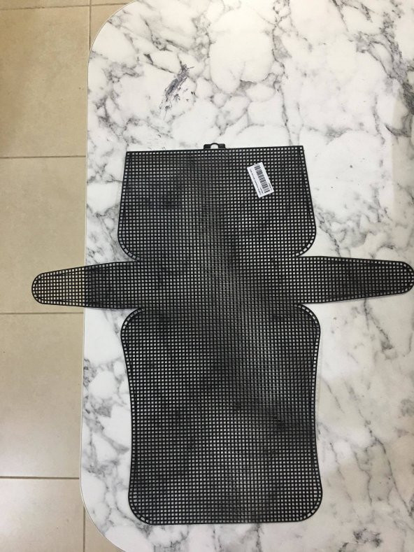 Özcan Toptan Tuhafiye Plastik Çanta Kanvası Büyük Boy 45x21