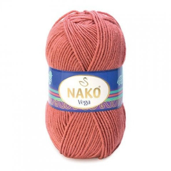 NAKO Vega Premium Akrilik El Örgü İpi 5 Adet 02574 Makaron - 1