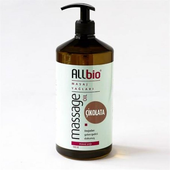 Allbio Masaj Yağı Çikolata (1 litre) ürün görseli 1