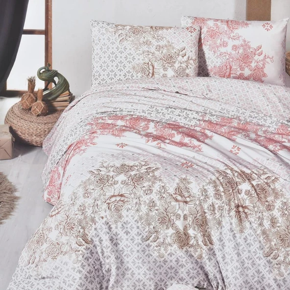 Kristal Çift Kişilik Terycotton Nevresim Takımı - 11