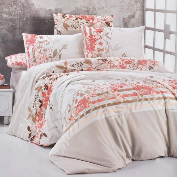 Kristal Çift Kişilik Terycotton Nevresim Takımı - 9