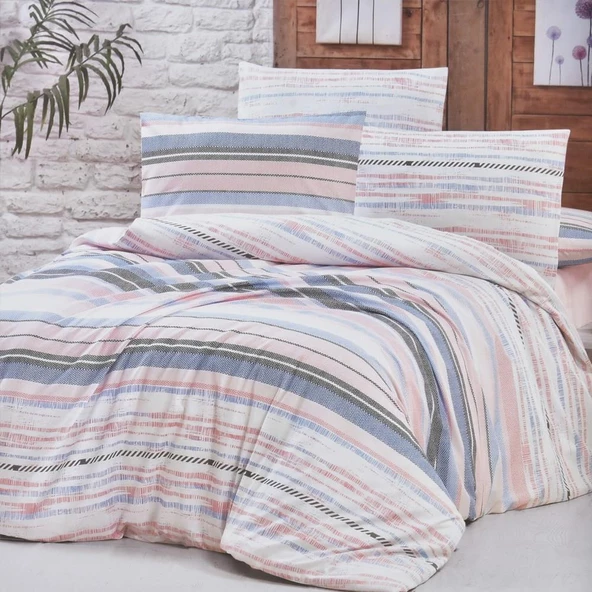 Kristal Çift Kişilik Terycotton Nevresim Takımı - 10