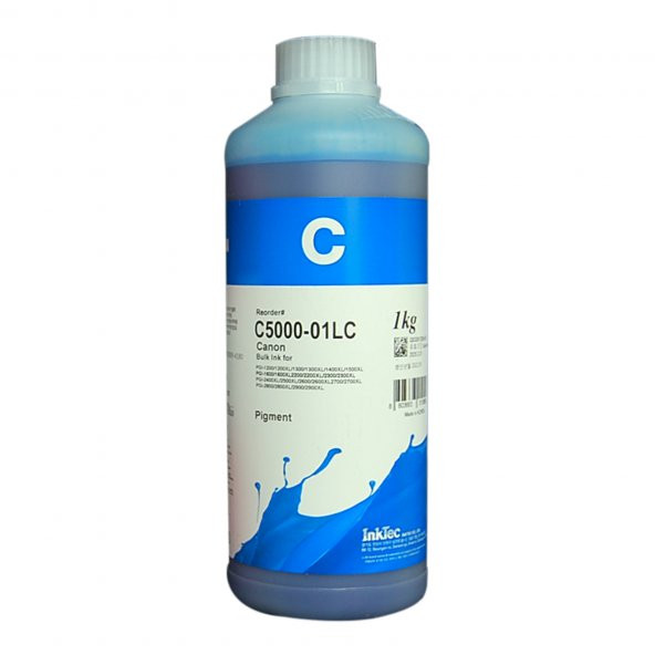 InkTec Mavi Pigment Mürekkep Canon Maxify Uyumlu - 1 Litre