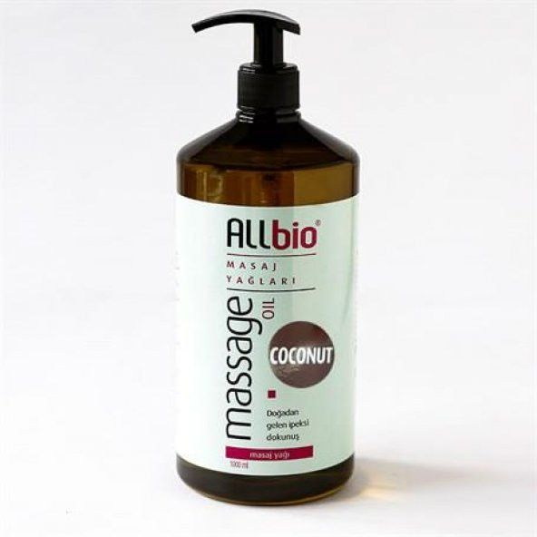 Allbio Masaj Yağı Hindistan Cevizi (1 litre)