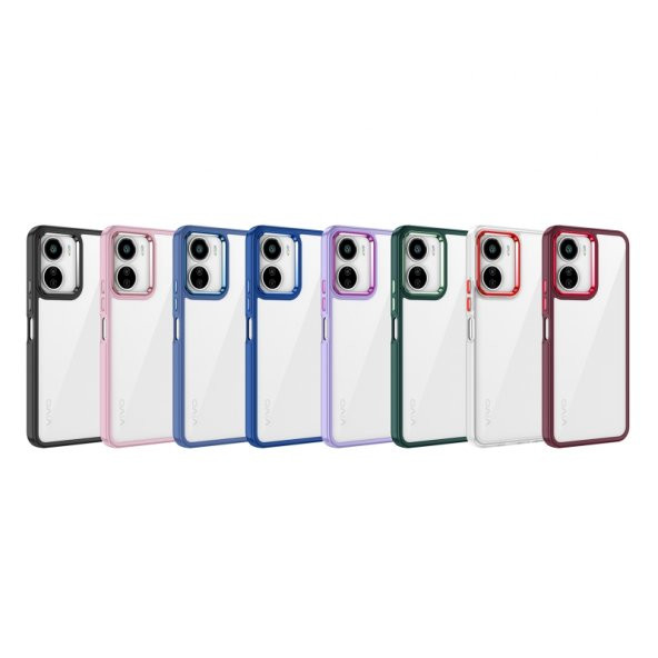 Fuchsia Vivo Y16 Kılıf Flora Kapak - 6