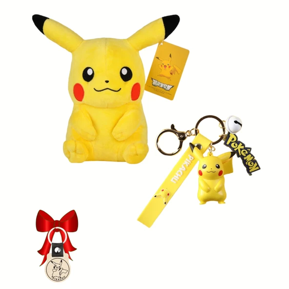 Pokemon Orijinal Lisanslı 2'li Pikachu Set