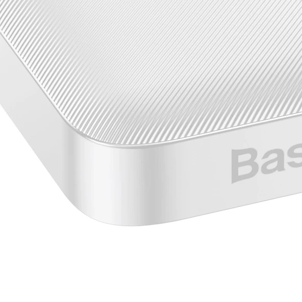 Baseus PPBD050002 Bipow Overseas Edition Dijital Ekranlı 15W 10.000 mAh Powerbank Beyaz - 5