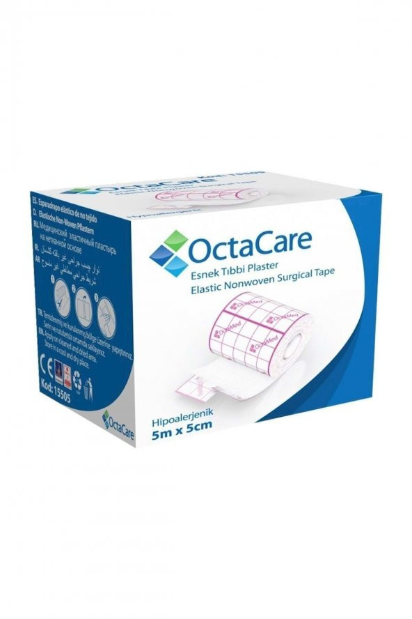 Octacare Esnek Tıbbi Flaster 5m X 5cm