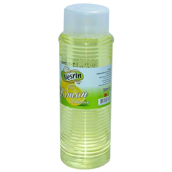 Nesrin Limon Kolonyası Zitrone 80 Derece 500 ML Pet Şişe - 3