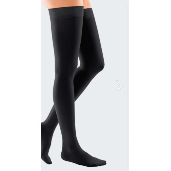 MEDİVEN ELEGANCE Dizüstü-Silikon Bantlı Burnu Kapalı Petite CCL1 VARİS ÇORABI - 4