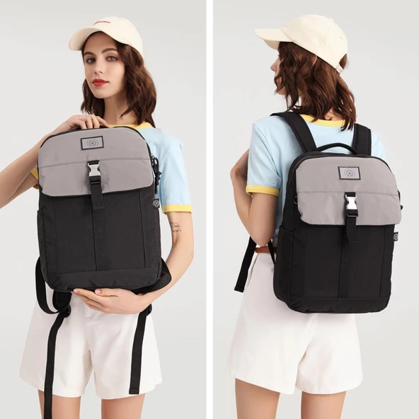Smart Bags Uniseks Sırt Çantası Büyük Boy Renkli Tasarım 3183 - 11