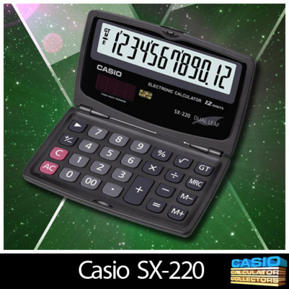 Casio SX-220 Cep Tipi 12 Hane Hesap Makinesi