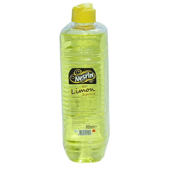 Nesrin Limon Kolonyası 900ML 80 Derece Pet Şişe - 3