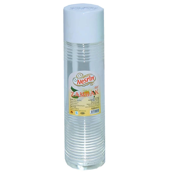 Nesrin Zambak Kolonyası Beyaz 60 Derece 160ML Pet Şişe - 4