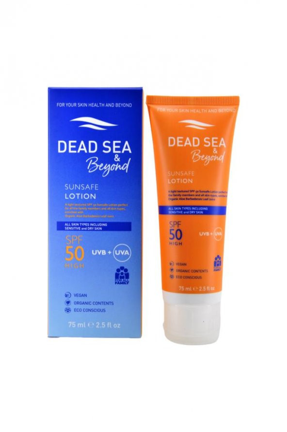 DEAD SEA & Beyond Sunsafe Lotion SPF50 75 ml - 2