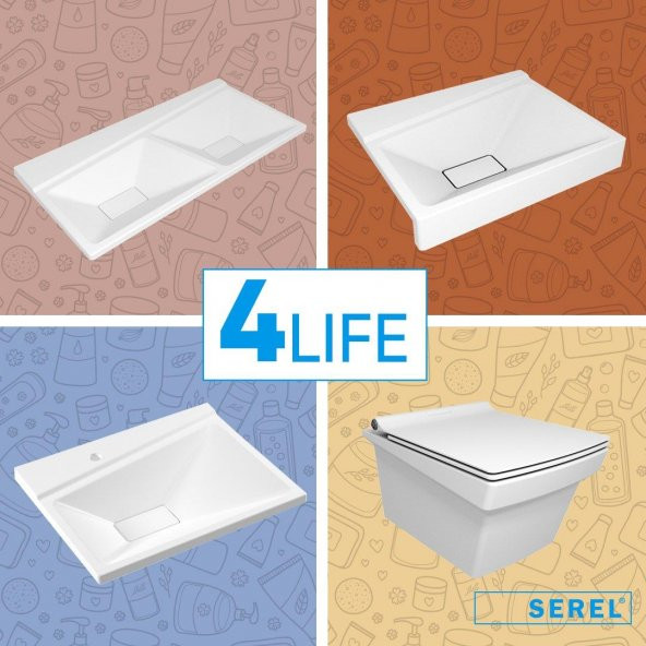 Serel 4life 53 Cm Asma Klozet - Kapak Hariç FL10ADS110H - 6