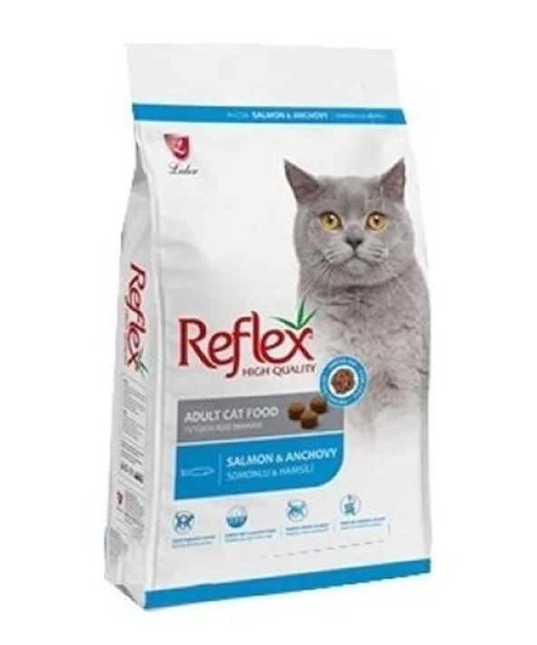 Reflex Somonlu ve Hamsili Yetiskin Kedi Mamasi 15kg