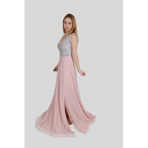 Ceria Yeni Sezon Payet Detay Abiye (0179) - 4