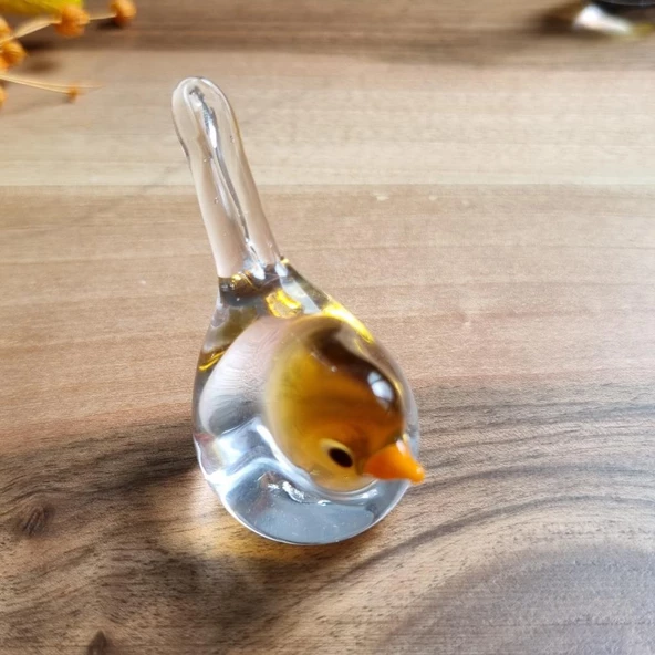 Veraart El Yapımı Murano Cam Kuş Biblo - 9