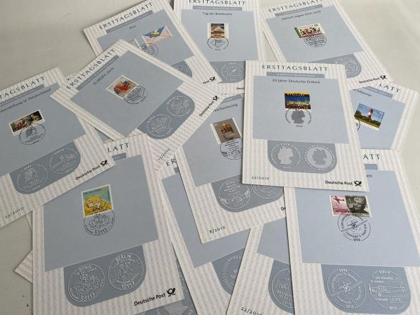 Almanya 2000ler Posta Pulu İlk Gün Kartı Lotu 85 Adet ürün görseli