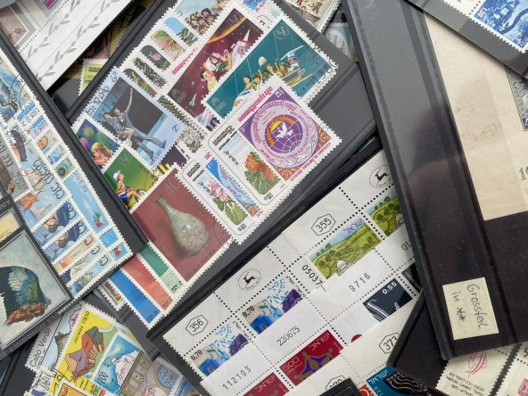 Yabancı Posta Pulu Lotu 840 Adet B002 - 2