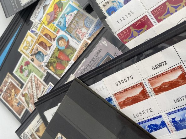 Yabancı Posta Pulu Lotu 840 Adet B002 - 3