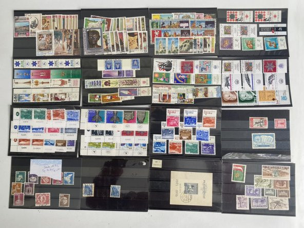 Yabancı Posta Pulu Lotu 840 Adet B002 - 9