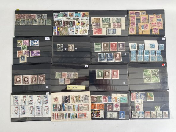 Yabancı Posta Pulu Lotu 1270 Adet B005 - 2