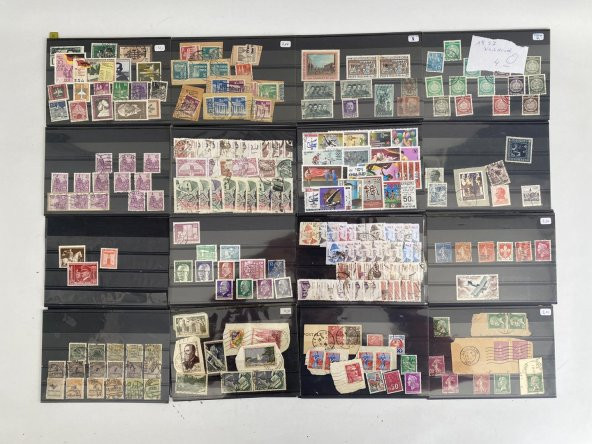 Yabancı Posta Pulu Lotu 1270 Adet B005 - 3