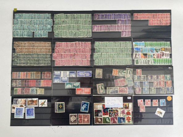 Yabancı Posta Pulu Lotu 1270 Adet B005 - 4