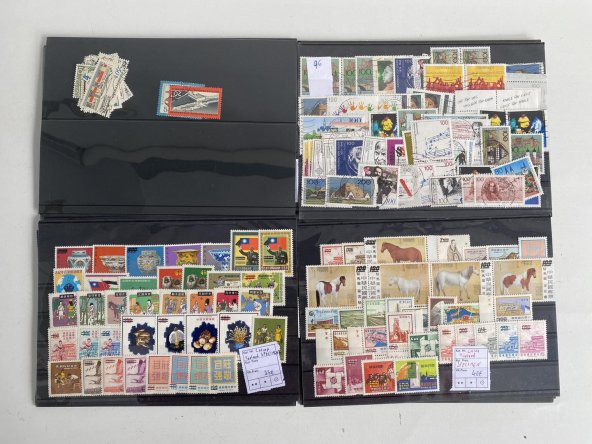 Yabancı Posta Pulu Lotu 850 Adet B006 - 5