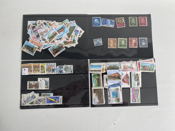 Yabancı Posta Pulu Lotu 850 Adet B006 - 8