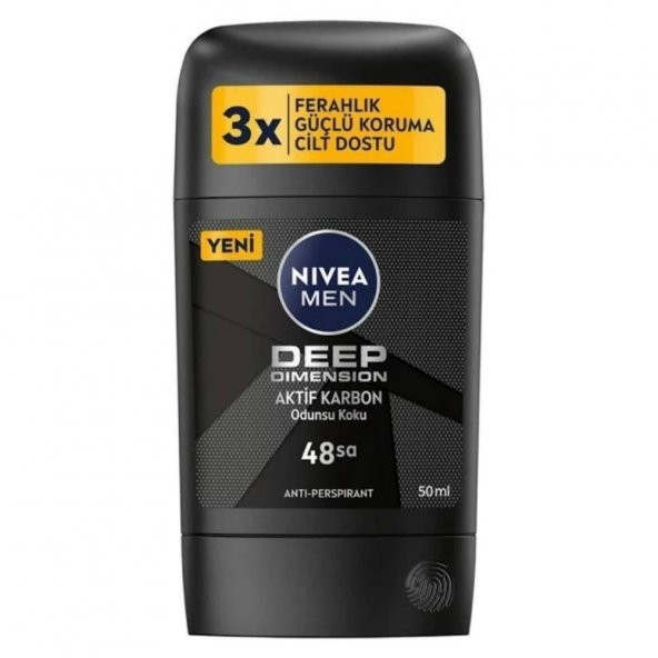 Nivea Men Stick Deodorant 50ml Deep Dimenson