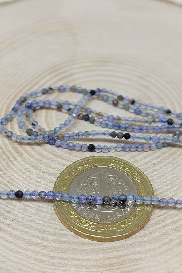 Akik Taşı Dizi 2mm (36265) - Resim 2