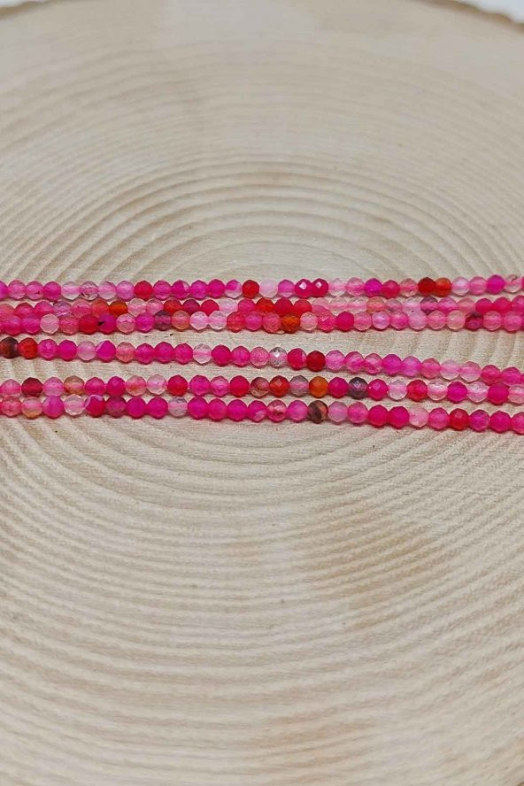 Akik Taşı Dizi 2mm (36275) - Resim 3